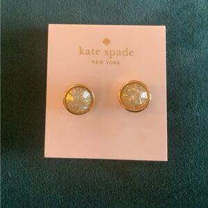 New Kate Spade Opal Glitter Stud Earrings.
